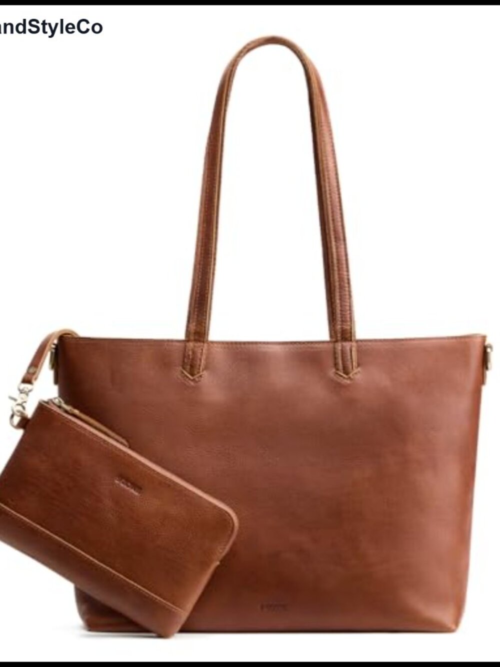 Large Leather Tote Bag Women Shoulder Handbag Laptop Work Purse
